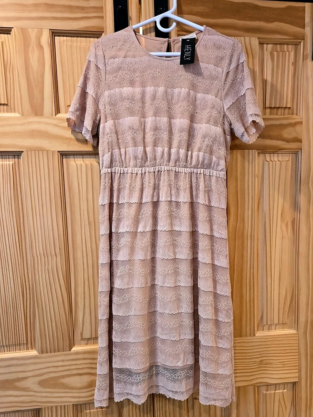 Orange Creek Lace Dress in Pink Size Large NWT
